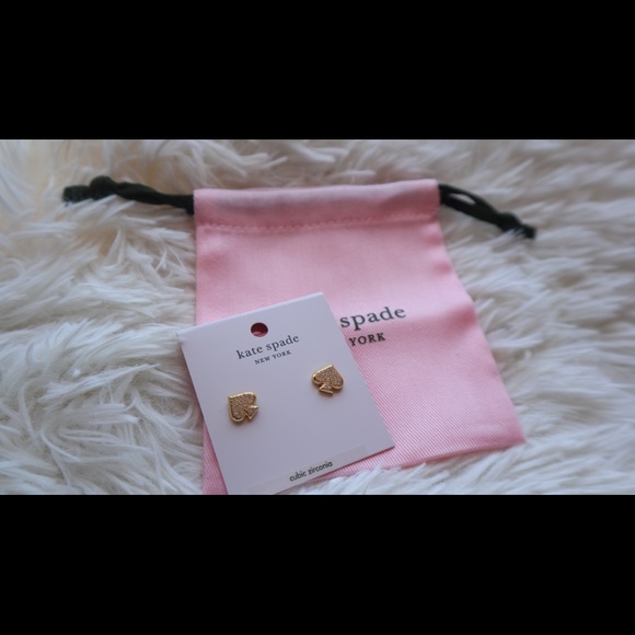 BRAND NEW Kate Spade ♠️ Everyday Spade Pave Studs